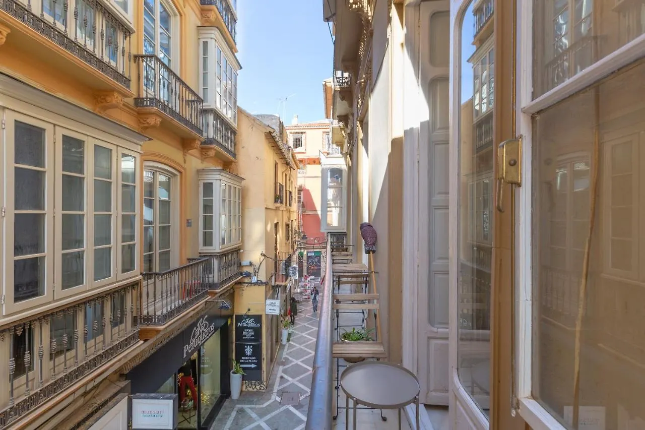Puerta De Larios: Central Three-Bedroom Apartment With Balconies And Patio Málaga 0*,  Spanien