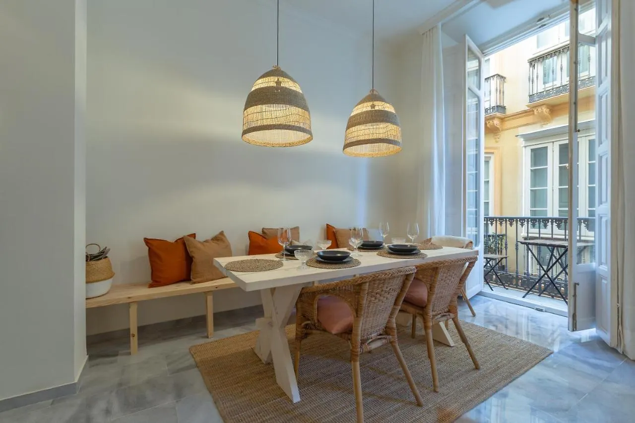 Puerta De Larios: Central Three-Bedroom Apartment With Balconies And Patio Malaga Spain